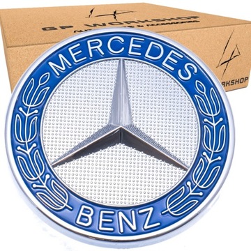 ЭМБЛЕМА MERCEDES-МАСКА W204 W205 211 57 мм