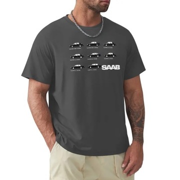SAAB RANGE 1980 - SAAB 900 graphic ca mens pack T-Shirt Koszulka