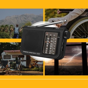 Retekess V117 Портативное мини-радио FM AM SW