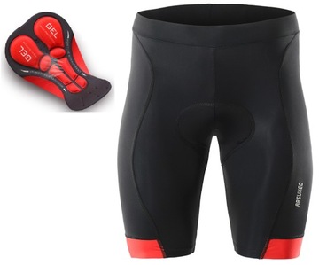 SPODENKI ROWEROWE Z WKŁADKĄ ŻELOWĄ 5D ARSUXEO NA ROWER r. XL