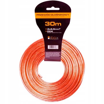 Przewód głośnikowy 2x2,5mm 30m CCA i do led