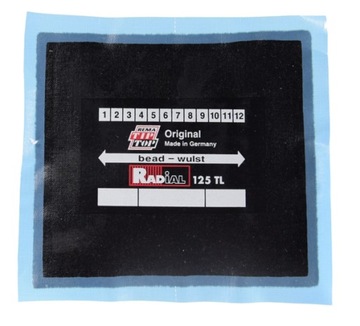 Łatka do opon (125TL) 115mm/125mm 5121252 Tiptopol