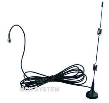 ANTENA DO FOTOPUŁAPKI 5 dB SMA PRĘTOWA Z MAGNESEM