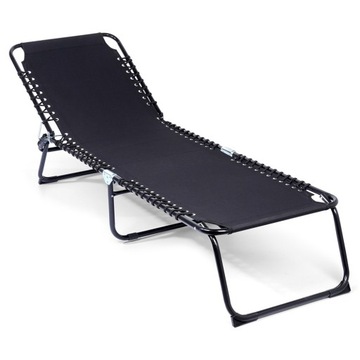 LEŻANKA LEŻAK OGRODOWY PLAŻOWY SKŁADANY REGULOWANY ŁÓŻKO TURYSTYCZNE POLOWE