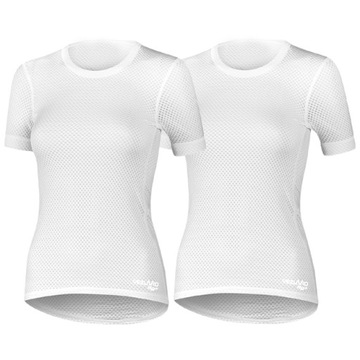 Dwie koszulki damskie potówka Vezuvio Q-Skin KR WHT rozmiar XXXL