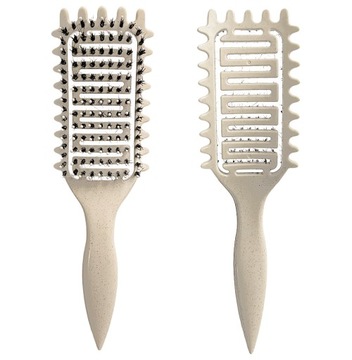 ЩЕТКА для вьющихся волос, кудрей, придающих форму локонов, из кабаньей щетины SzW13