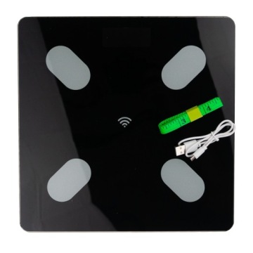 WAGA ŁAZIENKOWA BLUETOOTH USB INTELIGENTNA SZKLANA
