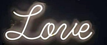 LED LOVE INSTRUCTION, неоновая подсветка, 73x33см