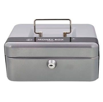 МЕТАЛЛИЧЕСКАЯ ДЕНЕЖНАЯ КОРОБКА СЕЙФ КЛЮЧ-КОПИЛКА