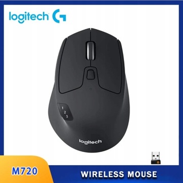 Logitech M720 Triathlon multi-device bezprzewodowa mysz Bluetooth USB