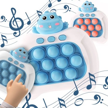 ЭЛЕКТРИЧЕСКАЯ АНТИСТРЕССОВАЯ АРКАДНАЯ ИГРА POP IT ДИНОЗАВР ГНИОТЕК ВУПИ