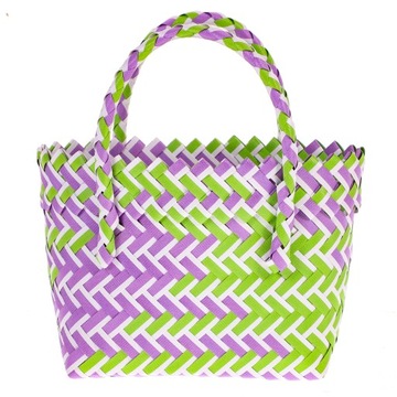 Корзина для фруктов из ПВХ, сумка для покупок из ткани LLWL