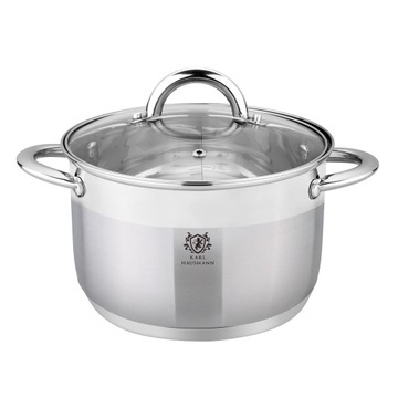 GARNEK ZE STALI NIERDZEWNEJ 5l 24cm 18/10