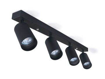 Oprawa Halogenowa Sufitowa Lampa Spot GU10 Czarna