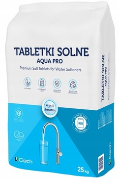 SÓL 25kg TABLETKI SOLNE ZMIĘKCZACZ WODY CIECH