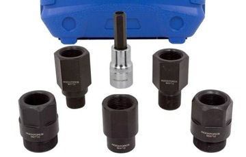 ZESTAW ADAPTERÓW DO WYCIĄGANIA WTRYSKIWACZY M14-M27 CR-MO 6EL DIESEL