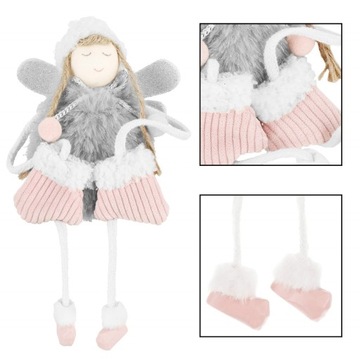 РОЖДЕСТВЕНСКАЯ ФИГУРКА ДЕВОЧКА АНГЕЛ КУКЛА 22 см