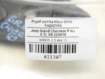 RYGIEL ZAMKA KLAPY TYŁ JEEP GRAND CHEROKEE II WJ