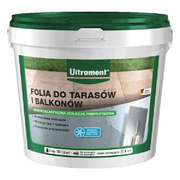 Ultrament Folia w płynie do Tarasów i Balkonów 5kg