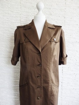 ЛЕТНЕЕ ПЛАТЬЕ-РУБАШКА LAUREL___, КОРИЧНЕВОЕ, размер 36