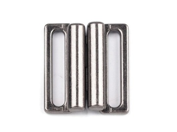 Zapięcie do stroju kąpielowego szer. 20 mm metalowe 2 pary