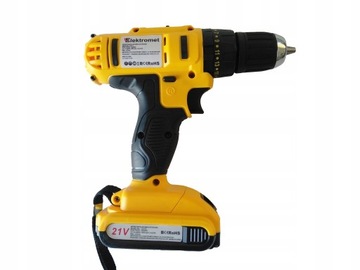 WIERTARKO WKRĘTARKA AKUMULATOROWA 21V WIERTARKA 2AH UDAROWA MOCNA