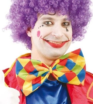 MUCHA KLAUNA ŻÓŁTA DUŻA KOLOROWA KLAUN CLOWN
