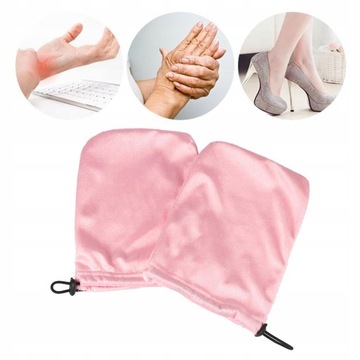 2 пары парафиновых перчаток для рук и ног.