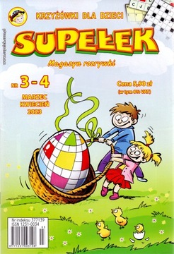 Supełek. Krzyżówki dla dzieci nr 3-4/2023.