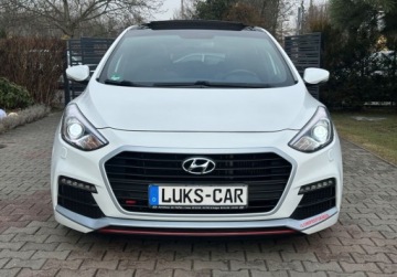 Hyundai i30 II Hatchback 5d Facelifting 1.6 GDI 186KM 2016 Hyundai i30 1,6Turbo 186KM Climatronic Kamera Led Navi Bezwypadkowy SERWIS, zdjęcie 38