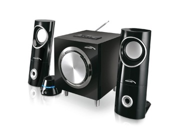 КОМПЬЮТЕРНЫЕ ДИНАМИКИ 2.1 Bluetooth USB SD FM РАЗЪЕМ