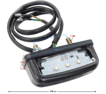 Фонарь номерного знака Hyper 125