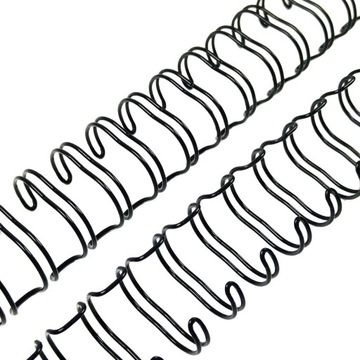 Grzbiet drutowy do bindowania 1,9cm czarny