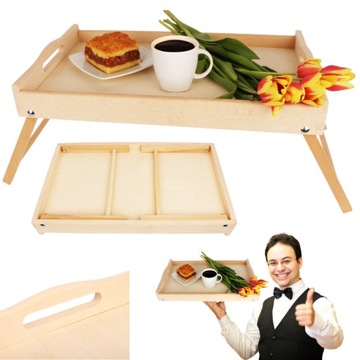 TACA NATURA STOLIK ŚNIADANIOWY DO ŁÓŻKA POD LAPTOP TACKA