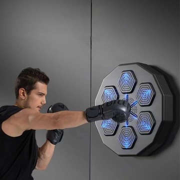 ТРЕНАЖЕР ПО БОКСУ ДЛЯ НАСТЕННОГО КРЕПЛЕНИЯ, RGB MUSIC