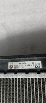 BMW G11 G12 G30 CHLADIČ VODY 8632404