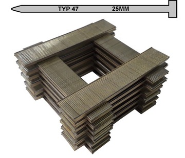 GWOŹDZIE TYP 47 PARKSIDE SZTYFT 25MM 5000 SZTUK