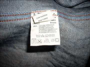 REDUX włoska jeansowa bawełniana niebieska damska kamizelka XS