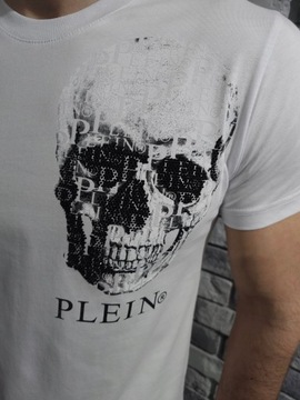 PHILIPP PLEIN r. XXL logo t-shirt skull CZASZKA PP