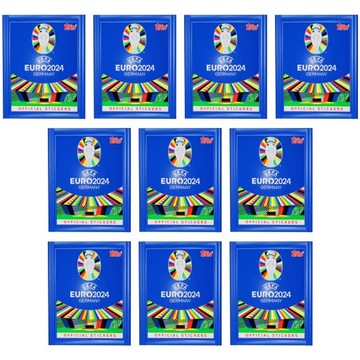 Naklejki EURO 2024 Zestaw Saszetek Topps UEFA Germany Sticker