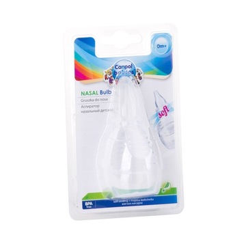 МЯГКИЙ НАЗАЛЬНЫЙ АСПИРАТОР CANPOL СИЛИКОНОВАЯ ГРУША