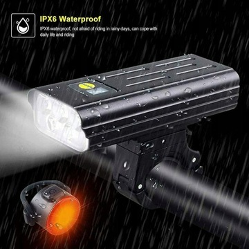 5000 ЛЮМЕНОВ АККУМУЛЯТОРНЫЙ СВЕТОДИОДНЫЙ ВЕЛОСИПЕДНЫЙ ФОНАР