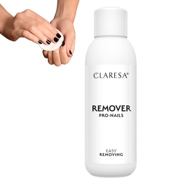 CLARESA REMOVER ACETON DO USUWANIA HYBRYDY 500 ml