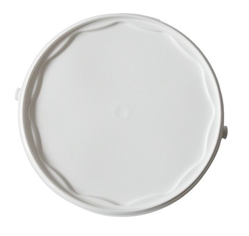 Ведро с крышкой 1л, сертифицированное ведро, емкость 1,2л, БЕЛОЕ