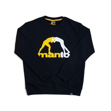 BLUZA CREWNECK MANTO logo 2.0 czarna XXL 2XL