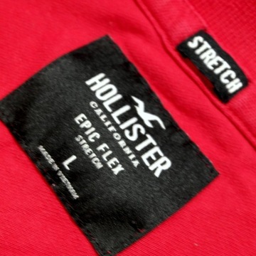 HOLLISTER _ MARKOWA KOSZULKA POLO Z LOGO _ L/XL