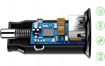 Зарядное устройство QC 3.0 + кабель USB type-C ACCU3QC30B+CC