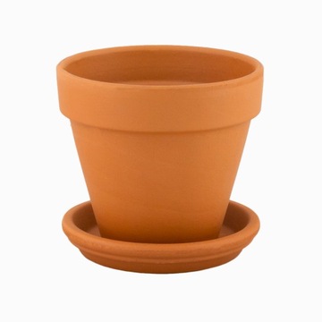 DONICA TERAKOTA z podstawką śr. 13cm