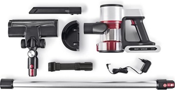 MOCNY BEZPRZEWODOWY ODKURZACZ 2w1 Z TURBOSZCZOTKĄ I PODŚWIETLENIEM LED