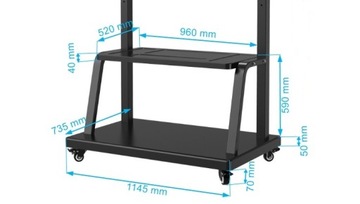 Интерактивный монитор подставка для телевизора 60-120 дюймов 120 кг